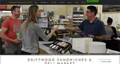Desktop Screenshot of driftwooddeliandmarket.com